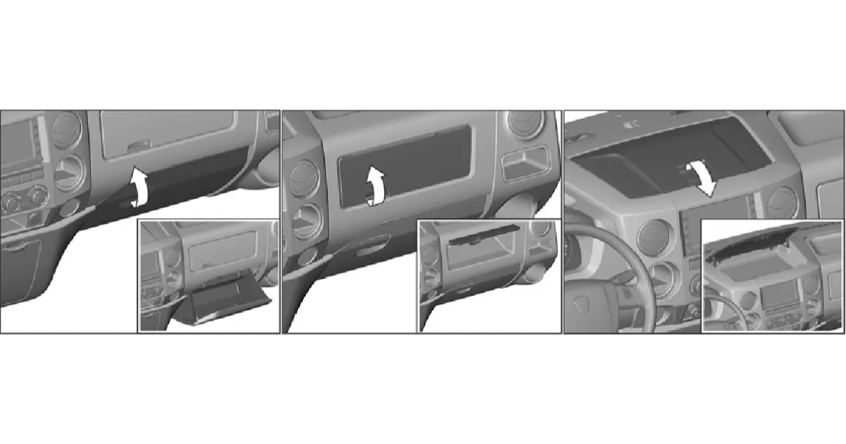 Вещевые ящики в автомобиле GAZel Next