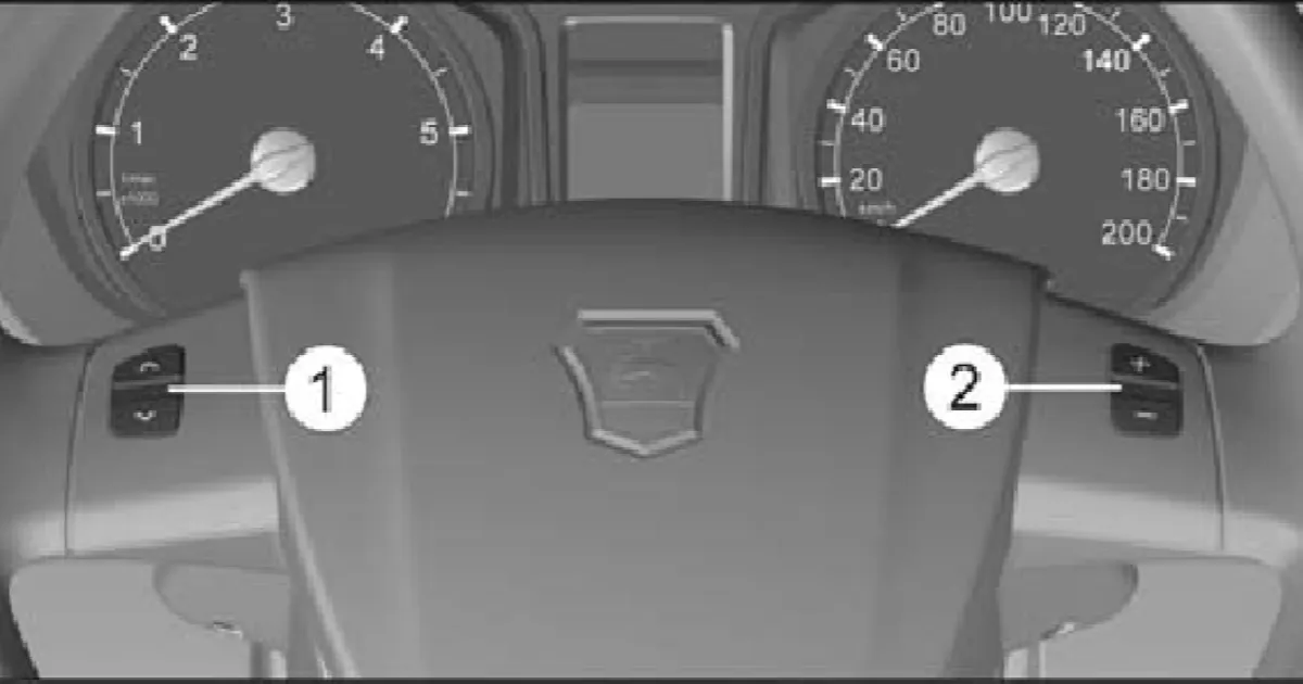 Дублирующие кнопки управления головным устройством 1DIN или 2DIN на рулевом колесе в автомобиле GAZel Next