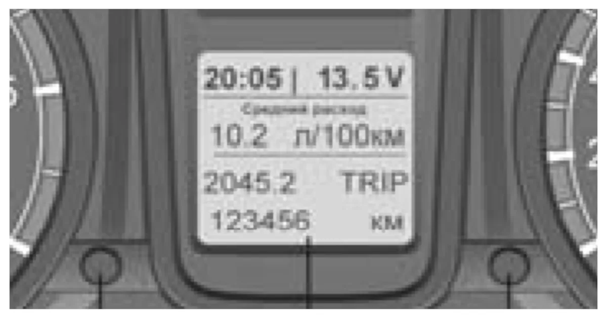 Многофункциональный ЖК дисплей в автомобиле GAZel Next