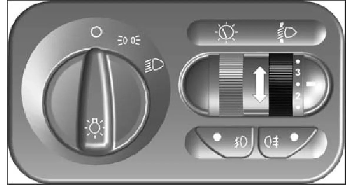 Регулятор корректора фар в автомобиле GAZel Next