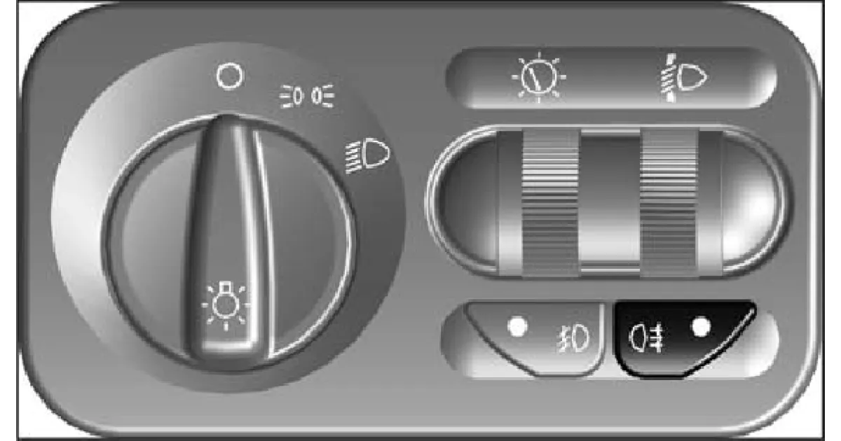 Выключатель задних противотуманных фонарей в автомобиле GAZel Next