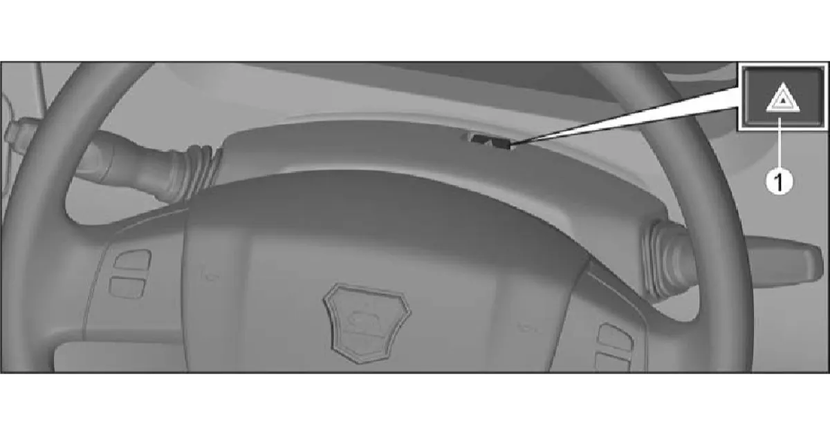 Выключатель аварийной сигнализации в автомобиле GAZel Next