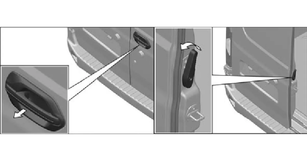 Открывание задней правой двери автомобиля GAZel Next