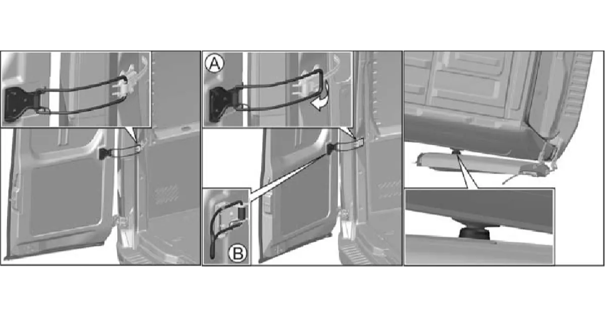 Особенности открывания задних дверей автомобиля GAZel Next