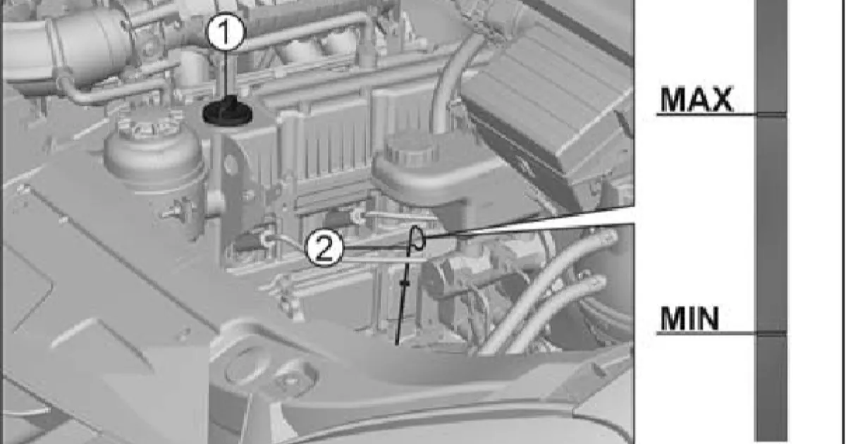 Уровень масла (Двигатель Evotech) в автомобиле GAZel Next