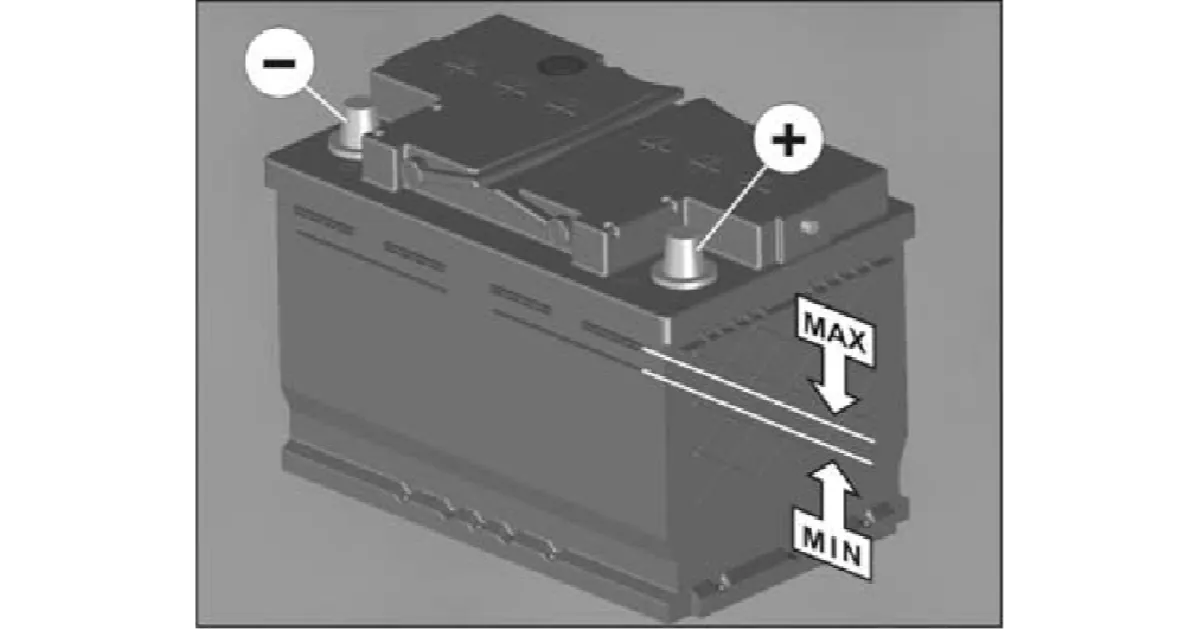 Проверка уровня электролита в аккумуляторной батарее в автомобиле GAZel Next
