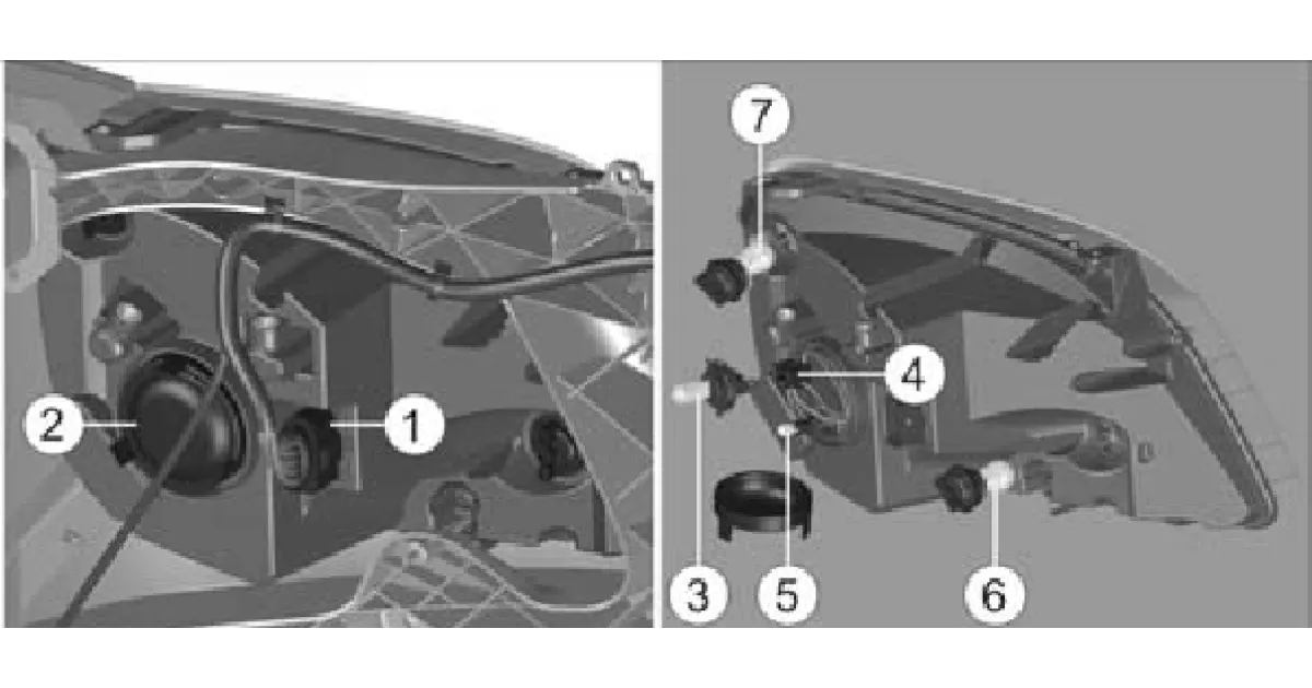 Замена ламп в головной фаре автомобиля GAZel Next