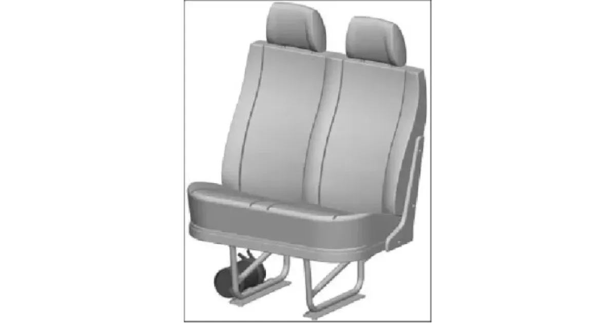 Сиденье пассажиров в автомобиле GAZel Next