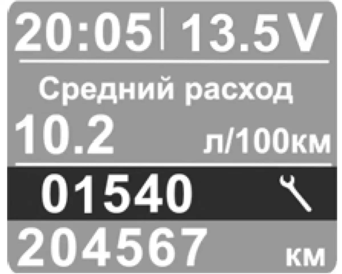 Индикатор технического обслуживания