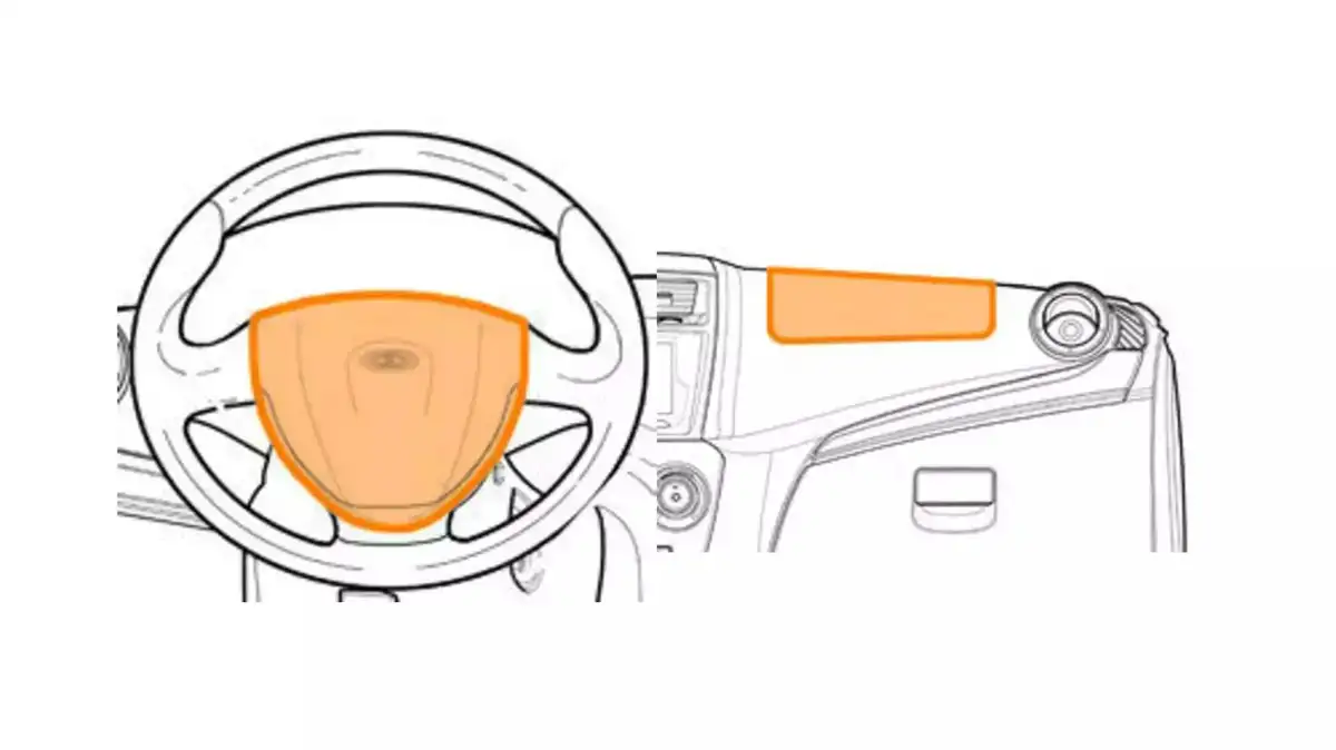 Места размещения подушек безопасности