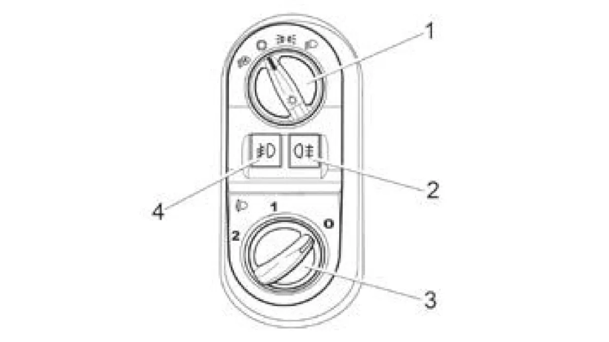 Модуль управления светотехникой и корректор ближнего света фар