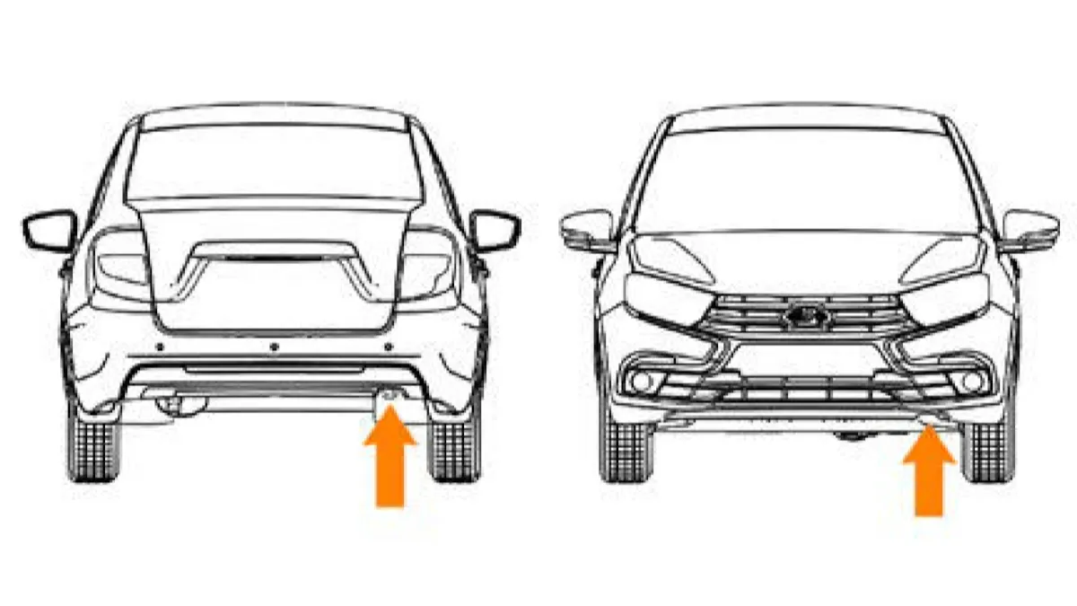 Проушины для буксировки