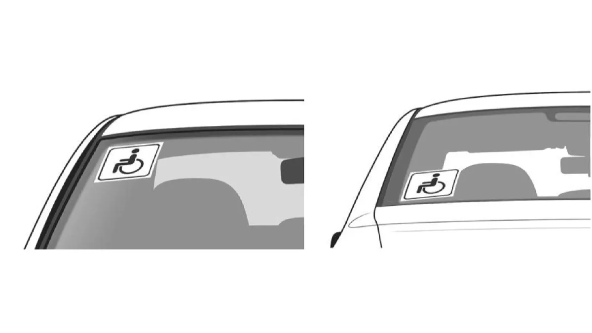 Размещение и ориентация знака «Инвалид»