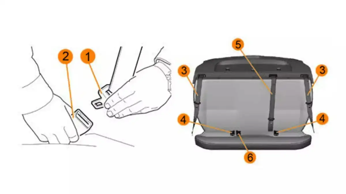 Пристегивание ремнем безопасности