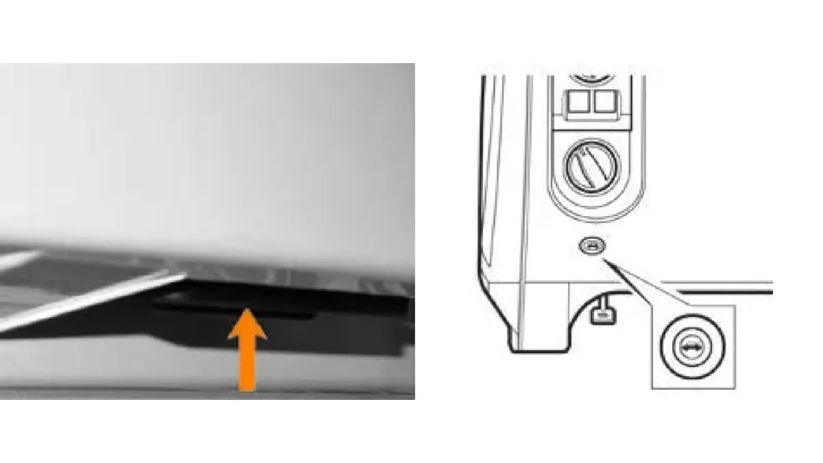 Кнопка открывания багажника
