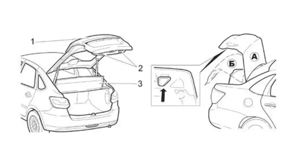 Крышка багажника/дверь задка