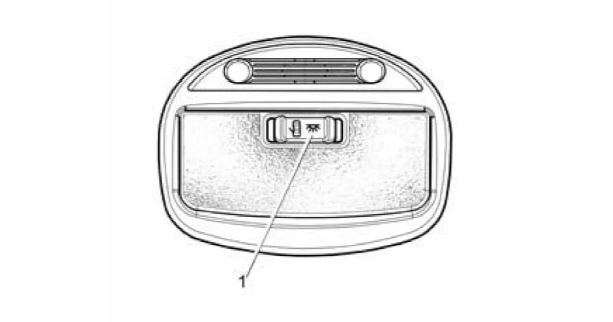 Плафон освещения салона