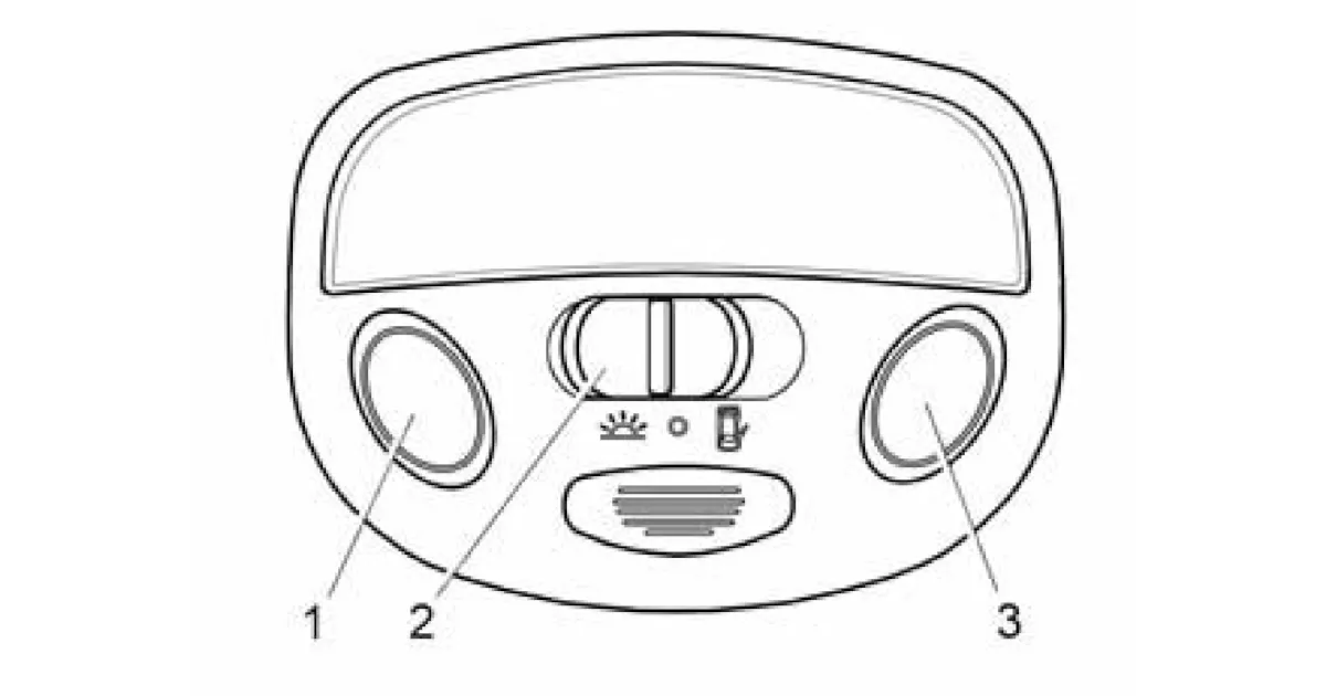 Блок освещения салона