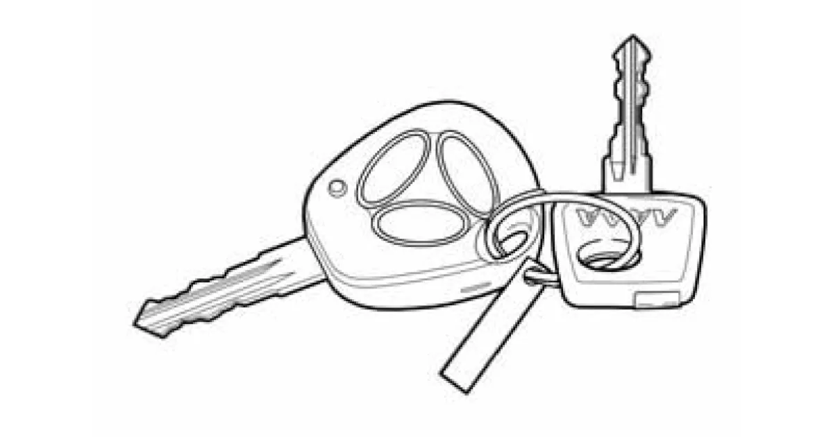 Ключи для автомобиля (в вариантном исполнении)