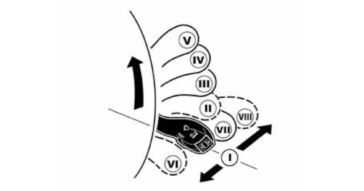 Рычаг переключателя стеклоочистителей