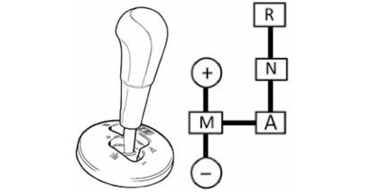 Рычаг переключения передач автоматизированной коробки передач