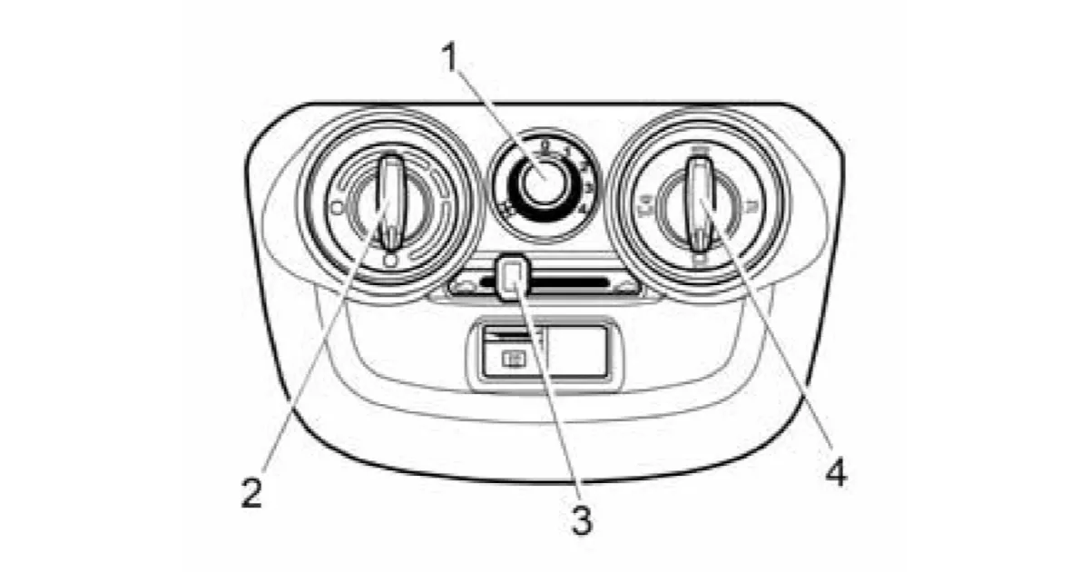 Блок управления системой вентиляции и отопления