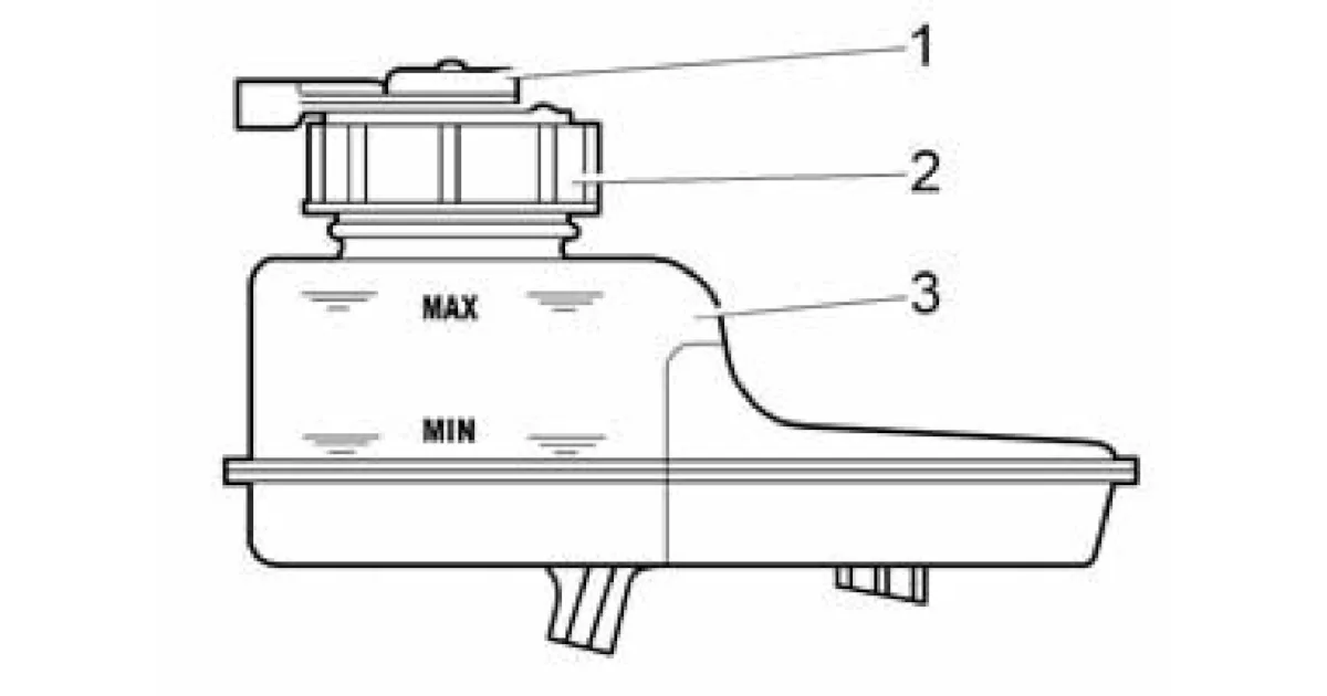 Бачок гидропровода тормозов