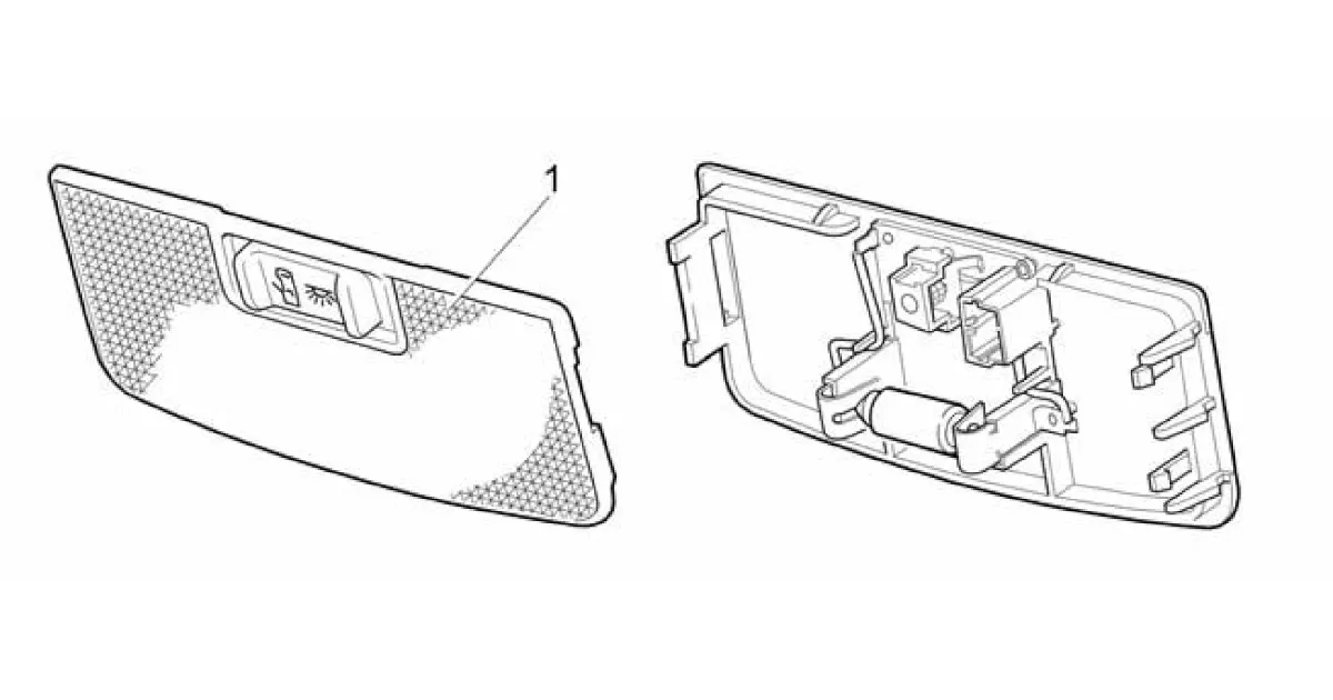 Замена лампы в плафоне освещения салона.