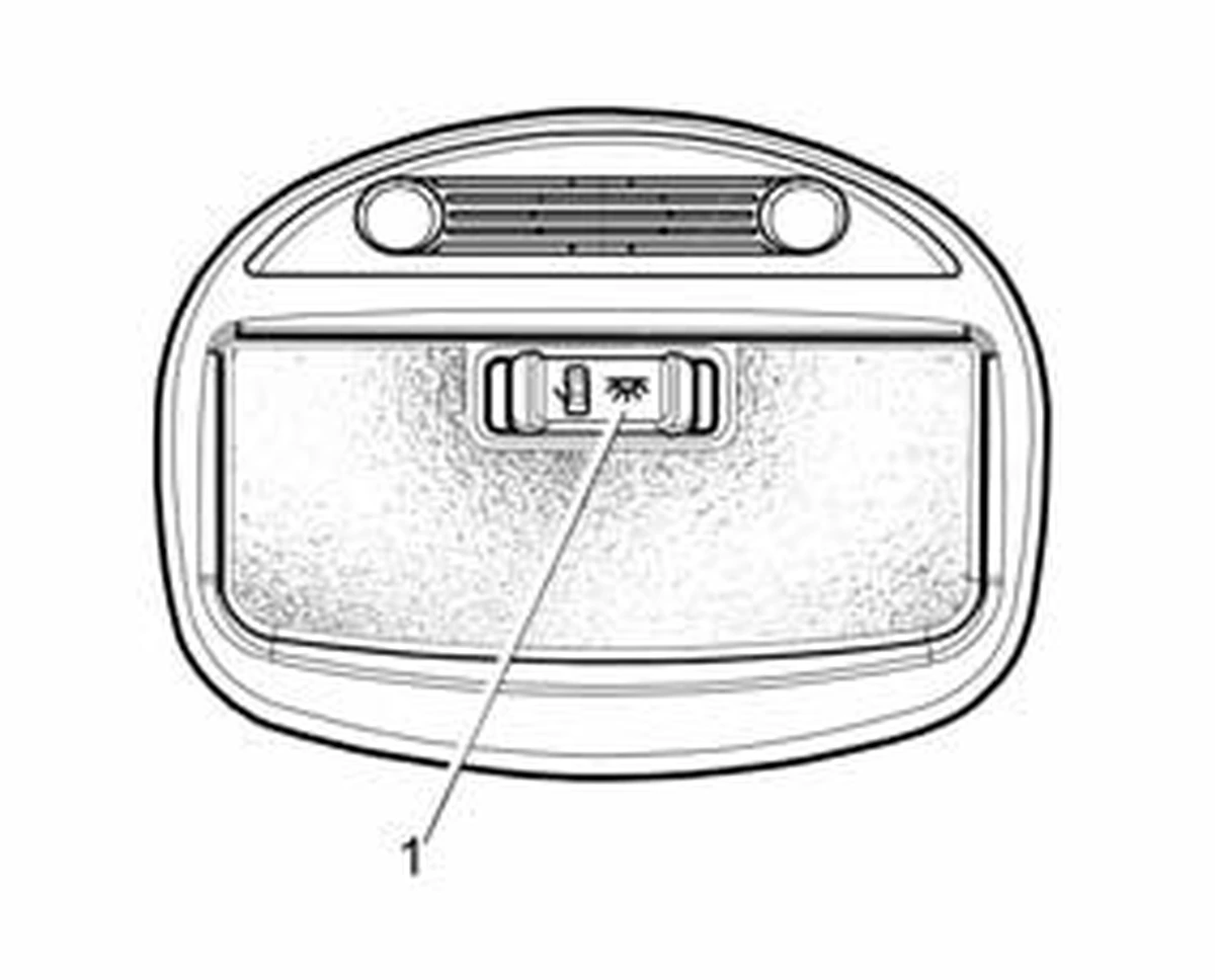 Рис. 20а. Плафон освещения салона