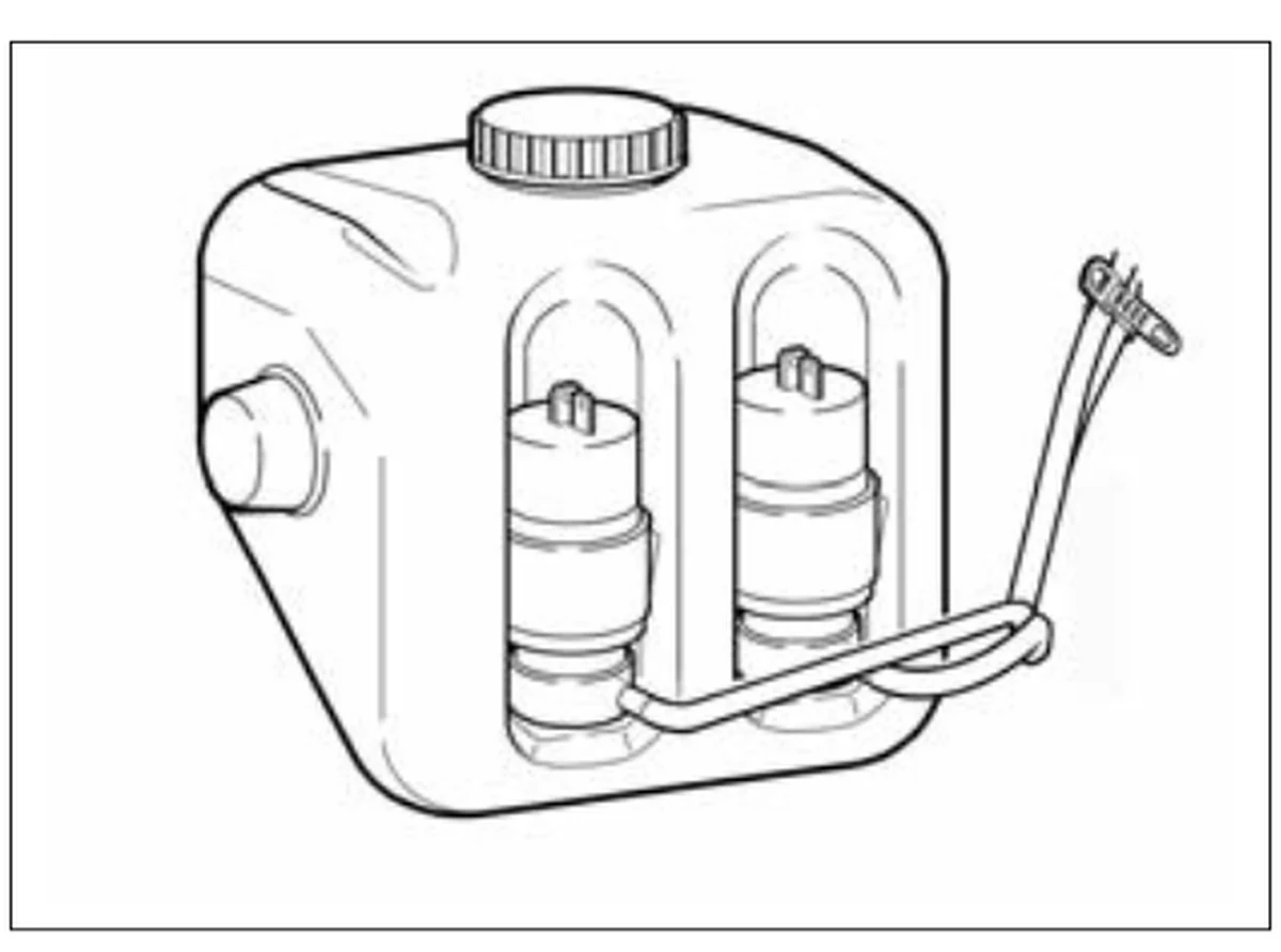 Рис. 53. Бачок омывателей