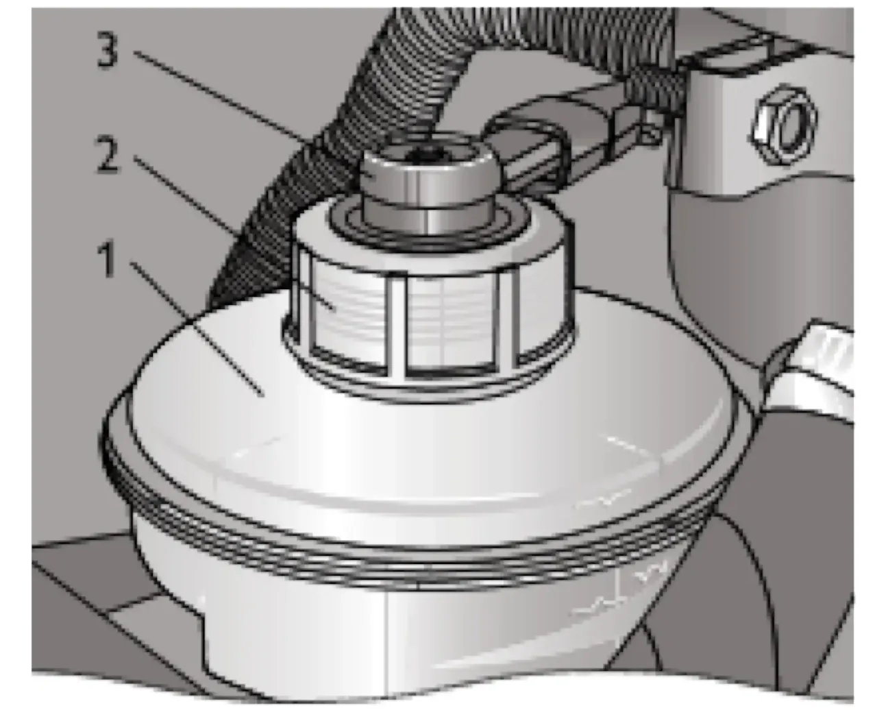 Проверка уровня тормозной жидкости в бачке Chevrolet Niva (рис. 29)