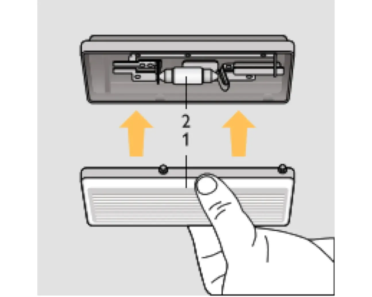 Плафон освещения салона Chevrolet Niva (рис. 40)