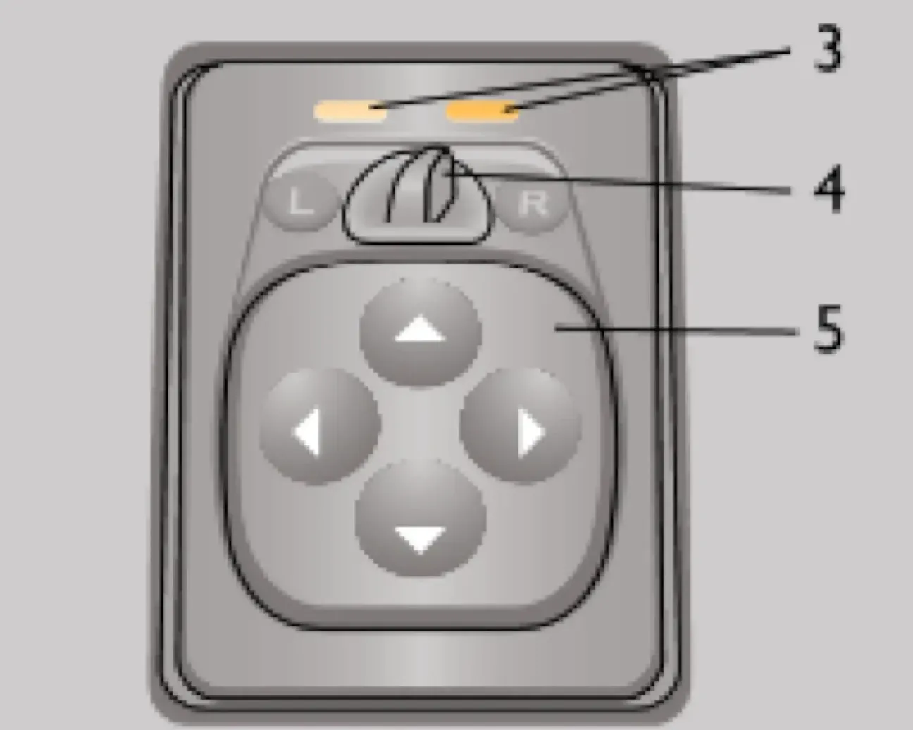 Блок управления наружными зеркалами Chevrolet Niva (рис. 10)