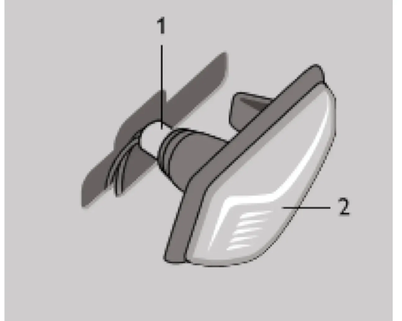 Боковой указатель поворота Chevrolet Niva (рис. 42)