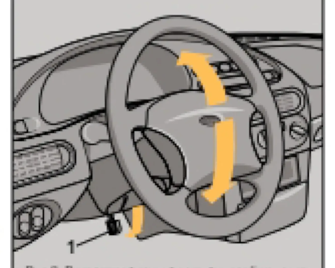 Рукоятка регулировки рулевой колонки Chevrolet Niva