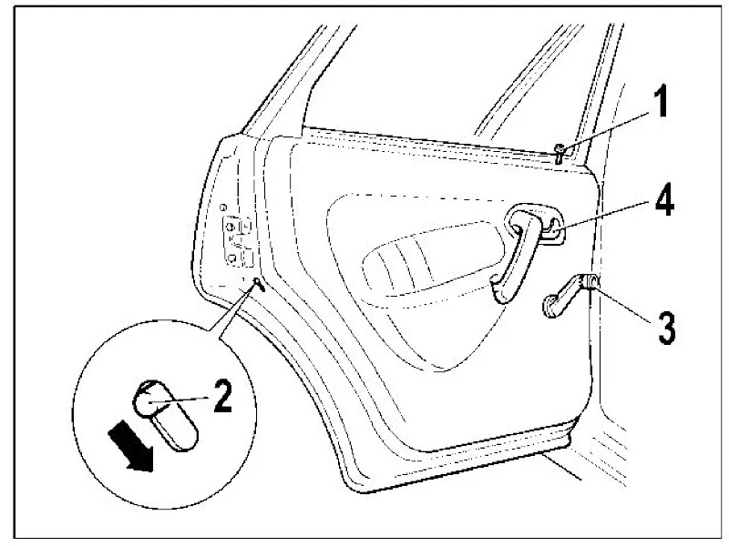 Задняя дверь