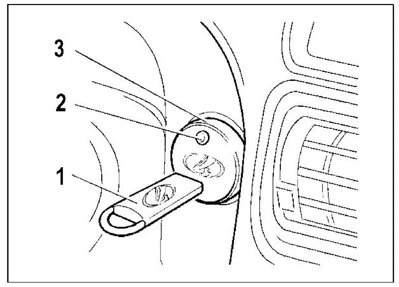 Панель приборов Lada Samara с индикатором противоугонной системы (рис. 22)